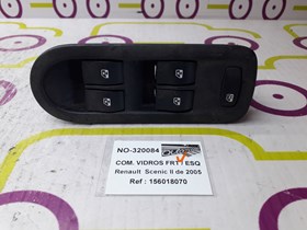 Comando de Vidros Frt / Esq Renault  Scenic II de 2005 - Ref OEM :  156018070